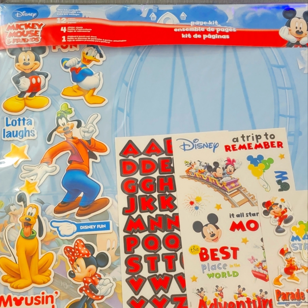 Disney scrap book page kit